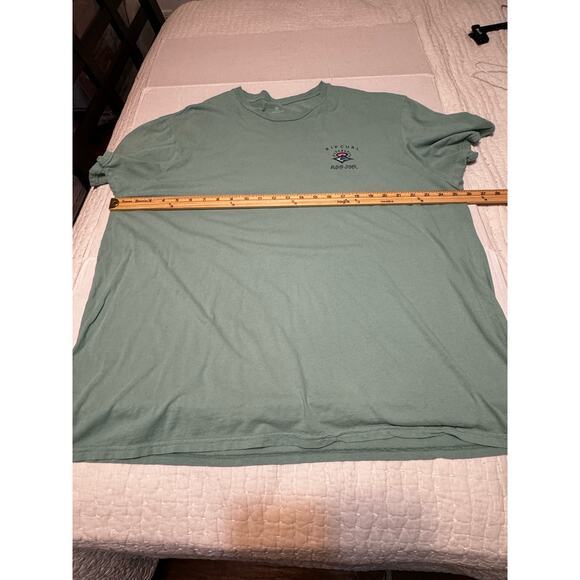 Rip Curl Ron Jon Surf Shop Graphic T Shirt Mens Green Short‎ Sleeve xxl - Picture 4 of 7